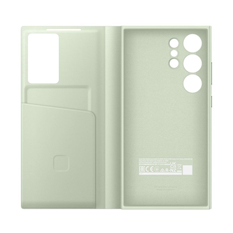 Samsung Galaxy S24 Smart View Wallet Case |Light Green Samsung Galaxy S24 Smart View Wallet Case |Light Green